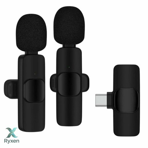 DA704 MIKROFON KRAWATOWY BEZPRZEWODOWY USB-C 2SZT ATL