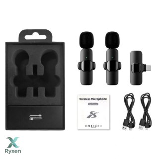 DA704 MIKROFON KRAWATOWY BEZPRZEWODOWY USB-C 2SZT ATL