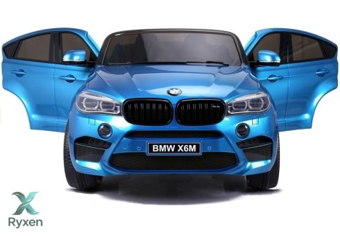 Auto Na Akumulator BMW X6M Niebieskie Lakierowane