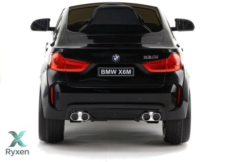 Auto na Akumulator BMW X6 SUV Światła LED MP3 Samchód Pojazd Czarny