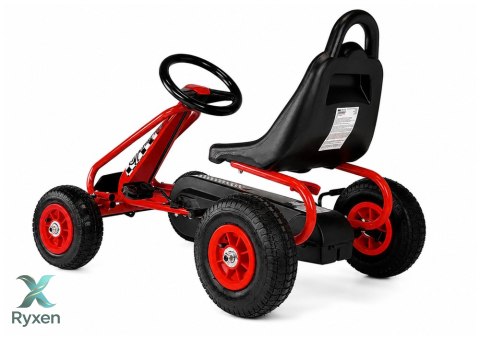 Gokart na Pedały G201 Czerwony