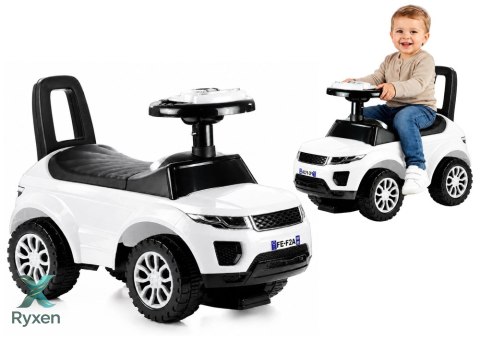 Jeździk dla Malucha 613W Dźwięk + Światła Biały