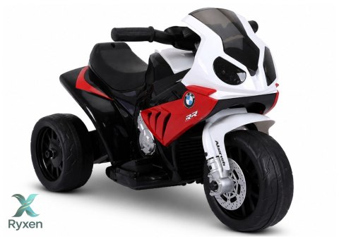 Motor Na Akumulator BMW S1000RR Trójkołowy Dla Dzieci Światła LED Czerwony