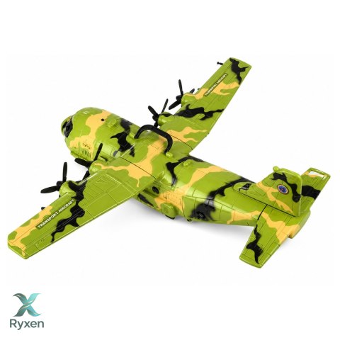 Ogromny Samolot Wojskowy Militarny Figurki 64 cm