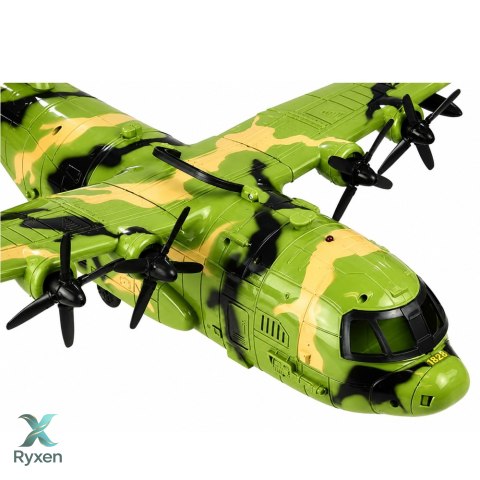 Ogromny Samolot Wojskowy Militarny Figurki 64 cm
