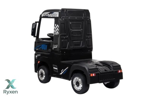 Auto Mercedes Actros Czarny Lakierowany Ciężarówka Dla Dzieci Pilot LED MP4