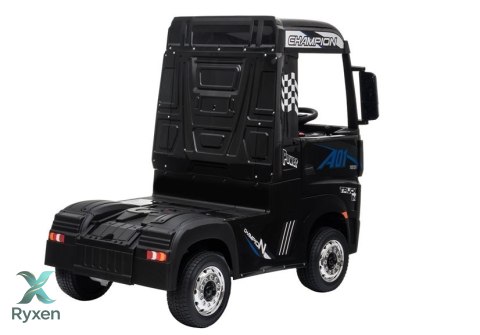 Auto Mercedes Actros Czarny Lakierowany Ciężarówka Dla Dzieci Pilot LED MP4