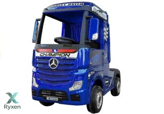 Auto Mercedes Actros Niebieski Lakierowany Ciężarówka Pilot LED MP4