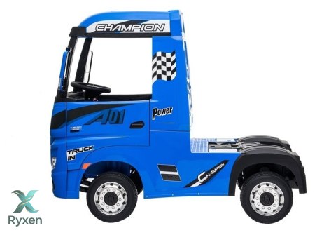 Auto Mercedes Actros Niebieski Lakierowany Ciężarówka Pilot LED MP4