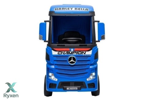 Auto Mercedes Actros Niebieski Lakierowany Ciężarówka Pilot LED MP4
