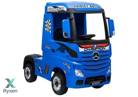 Auto Mercedes Actros Niebieski Lakierowany Ciężarówka Pilot LED MP4