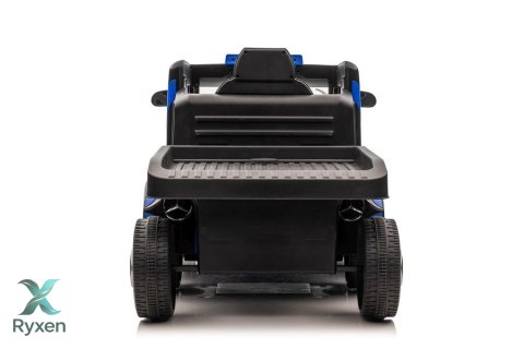 Auto Na Akumulator Ciężarówka Mercedes + Naczepa XMX622B Granatowy LCD