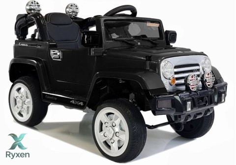 Auto na Akumulator Jeep JJ245 Dla Dzieci Światła LED MP3 Pilot Czarny