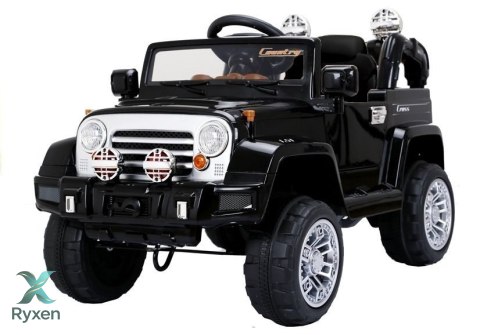 Auto na Akumulator Jeep JJ245 Dla Dzieci Światła LED MP3 Pilot Czarny