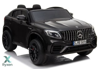 Auto na Akumulator Mercedes GLC 63S Dwuosobowy LED MP4 Czarny Lakierowany