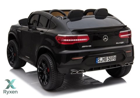 Auto na Akumulator Mercedes GLC 63S Dwuosobowy LED MP4 Czarny Lakierowany