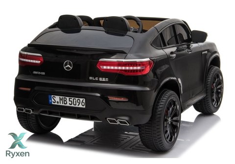 Auto na Akumulator Mercedes GLC 63S Dwuosobowy LED MP4 Czarny Lakierowany