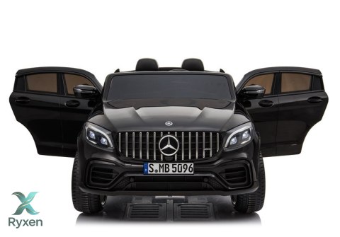 Auto na Akumulator Mercedes GLC 63S Dwuosobowy LED MP4 Czarny Lakierowany