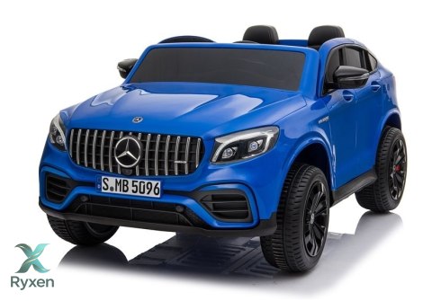 Auto na Akumulator Mercedes GLC 63S Dwuosobowy LED MP4 Niebieski Lakierowany