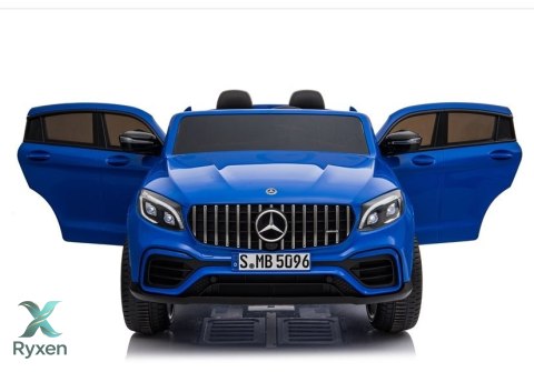 Auto na Akumulator Mercedes GLC 63S Dwuosobowy LED MP4 Niebieski Lakierowany