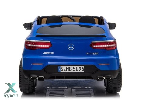 Auto na Akumulator Mercedes GLC 63S Dwuosobowy LED MP4 Niebieski Lakierowany