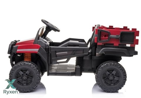 Auto na akumulator BDM0926 Dla Dzieci Światła LED MP3 Pilot Czerwony