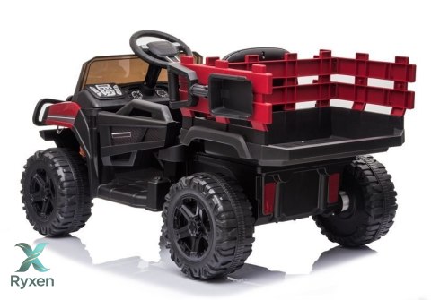 Auto na akumulator BDM0926 Dla Dzieci Światła LED MP3 Pilot Czerwony