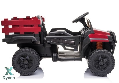 Auto na akumulator BDM0926 Dla Dzieci Światła LED MP3 Pilot Czerwony