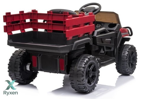Auto na akumulator BDM0926 Dla Dzieci Światła LED MP3 Pilot Czerwony