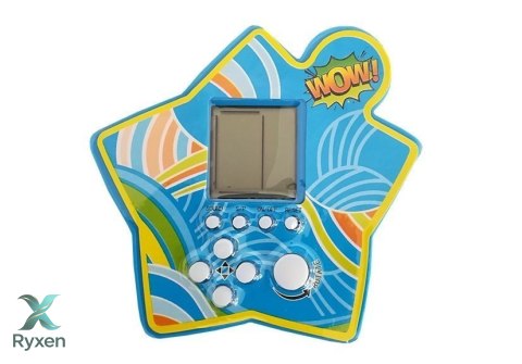 Gra Elektroniczna Kieszonkowa Tetris Gwiazdka Niebieski