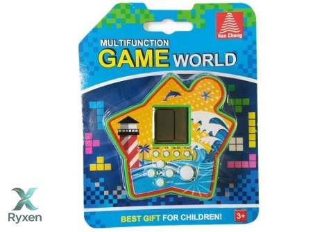 Gra Elektroniczna Kieszonkowa Tetris Gwiazdka Zielony