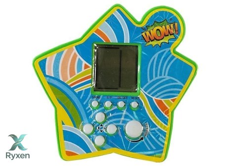 Gra Elektroniczna Kieszonkowa Tetris Gwiazdka Zielony