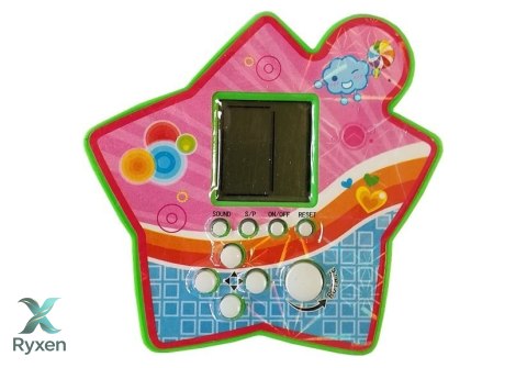 Gra Elektroniczna Kieszonkowa Tetris Gwiazdka Zielony
