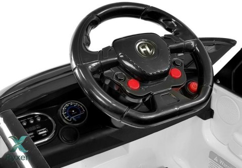 Auto Na Akumulator HL1638 Dla Dzieci Pilot MP3 Światło LED Biały