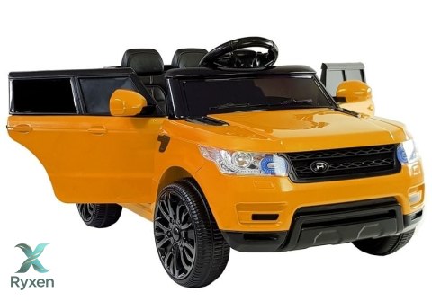 Auto Na Akumulator HL1638 Dla Dzieci Pilot MP3 Światło LED Pomarańczowy