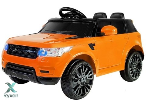 Auto Na Akumulator HL1638 Dla Dzieci Pilot MP3 Światło LED Pomarańczowy