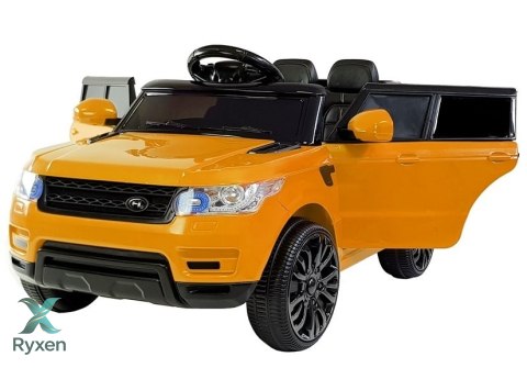 Auto Na Akumulator HL1638 Dla Dzieci Pilot MP3 Światło LED Pomarańczowy