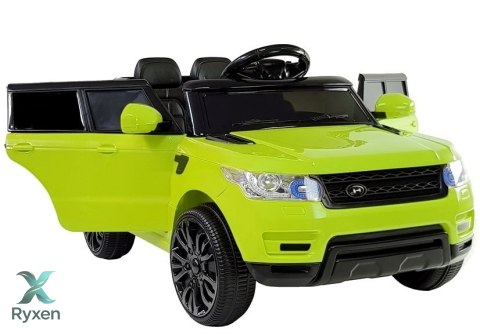 Auto Na Akumulator HL1638 Dla Dzieci Pilot MP3 Światło LED Zielony