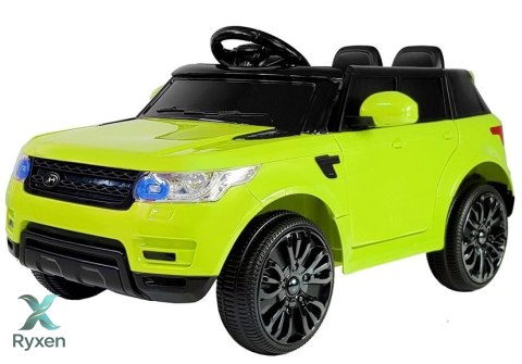 Auto Na Akumulator HL1638 Dla Dzieci Pilot MP3 Światło LED Zielony