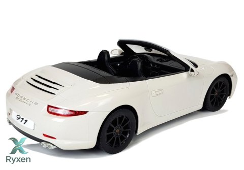 Auto Porsche 911 Carrera S Samochód Zdalnie Sterowane RC Rastar Białe 1:12