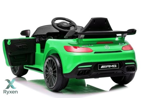 Auto na akumulator Mercedes AMG GT R Pilot Światła LED MP3 Zielony
