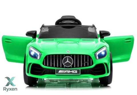 Auto na akumulator Mercedes AMG GT R Pilot Światła LED MP3 Zielony