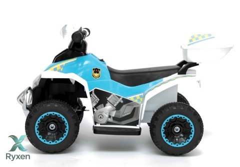 Quad na Akumulator GTS1188-A Światła LED Muzyka Schowek Biały Policyjny
