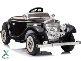 Auto Na Akumulator Mercedes 540K Klasyk Premium Światła LED MP3 Czarny
