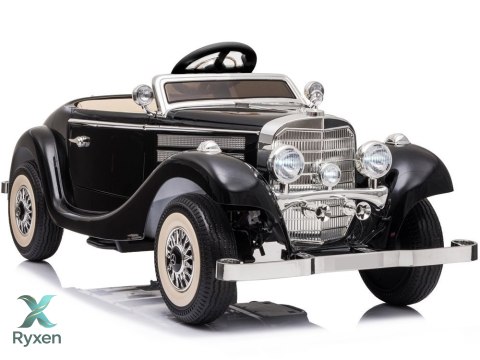 Auto Na Akumulator Mercedes 540K Klasyk Premium Światła LED MP3 Czarny