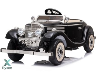 Auto Na Akumulator Mercedes 540K Klasyk Premium Światła LED MP3 Czarny
