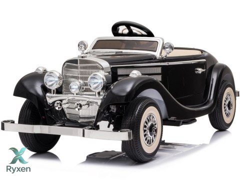 Auto Na Akumulator Mercedes 540K Klasyk Premium Światła LED MP3 Czarny