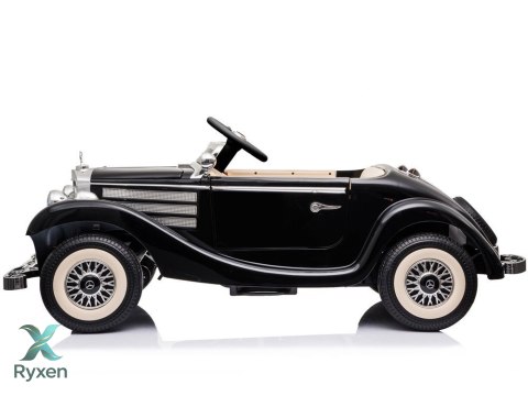 Auto Na Akumulator Mercedes 540K Klasyk Premium Światła LED MP3 Czarny