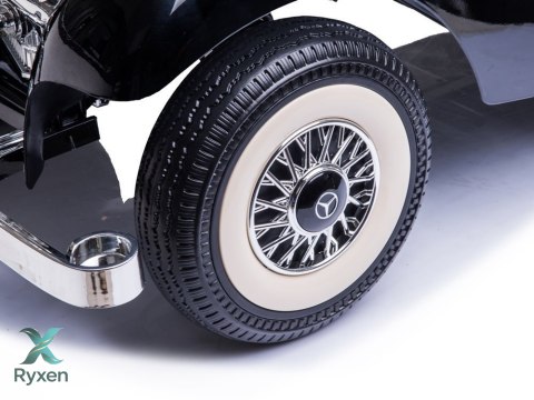 Auto Na Akumulator Mercedes 540K Klasyk Premium Światła LED MP3 Czarny