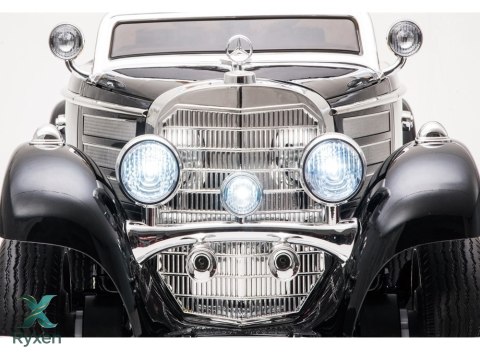 Auto Na Akumulator Mercedes 540K Klasyk Premium Światła LED MP3 Czarny